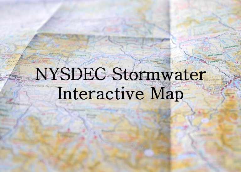 NYSDEC Stormwater Map
