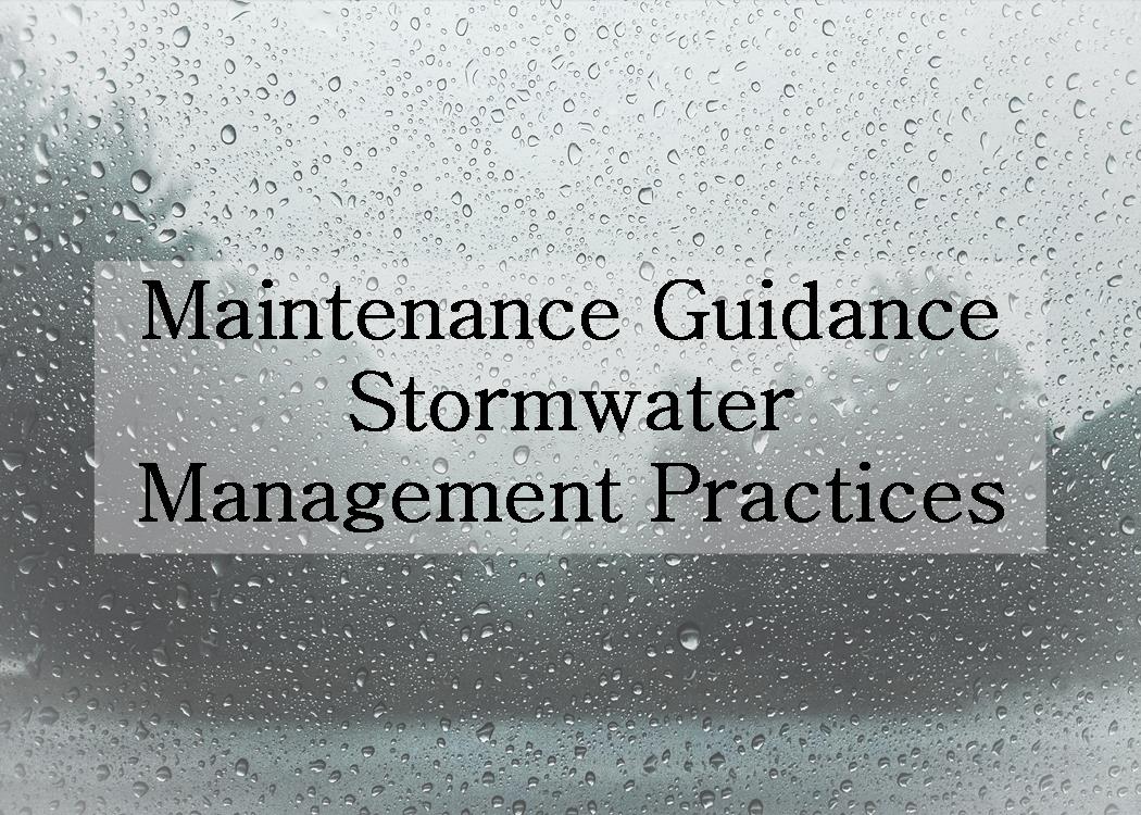 Maintenance for Stormwater Management